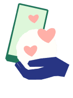 Snowball your gift illustration.